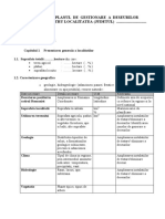 PLANUL DE GESTIONARE A DESEURILOR Proiect