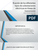 Clasificación de Los Diferentes Tipos de Subestaciones Eléctricas en Líneas de Transmisión