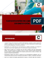 Capacitación Limpieza y Desinfección PDF