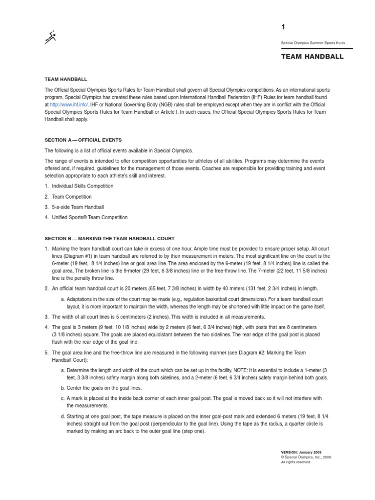 Team Handball | PDF | Referee | Athletic Sports