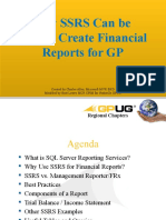 How - SQL - Reporting - Services - Can - Be - Used - To - Create - Financial - Reports - For - GP - Nashville GPUG