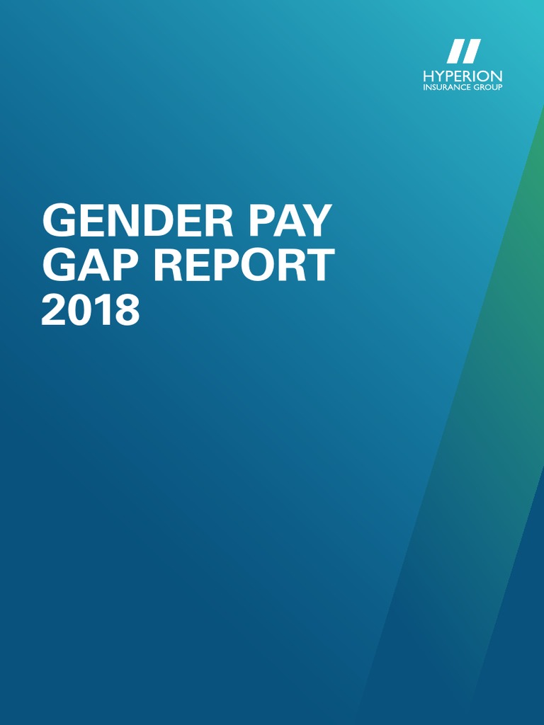 Hyperion 2018 Gender Pay Gap Analysis | PDF | Gender Pay Gap | Quartile