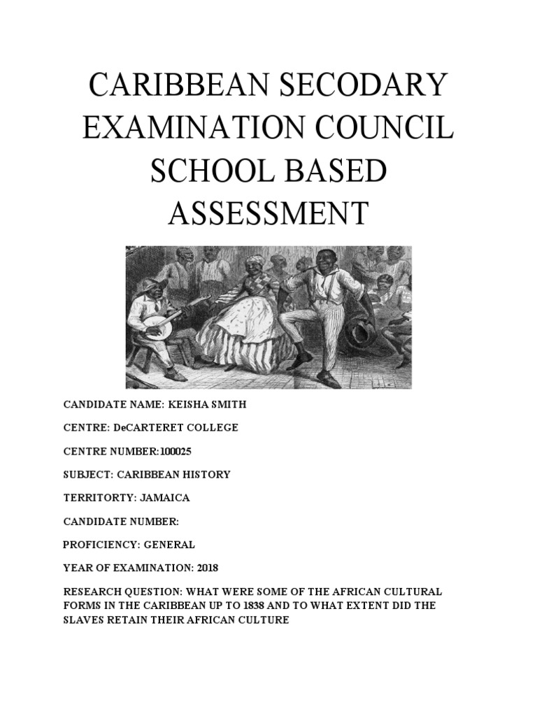 African Cultural Retention in Jamaica | PDF | Atlantic Slave Trade ...