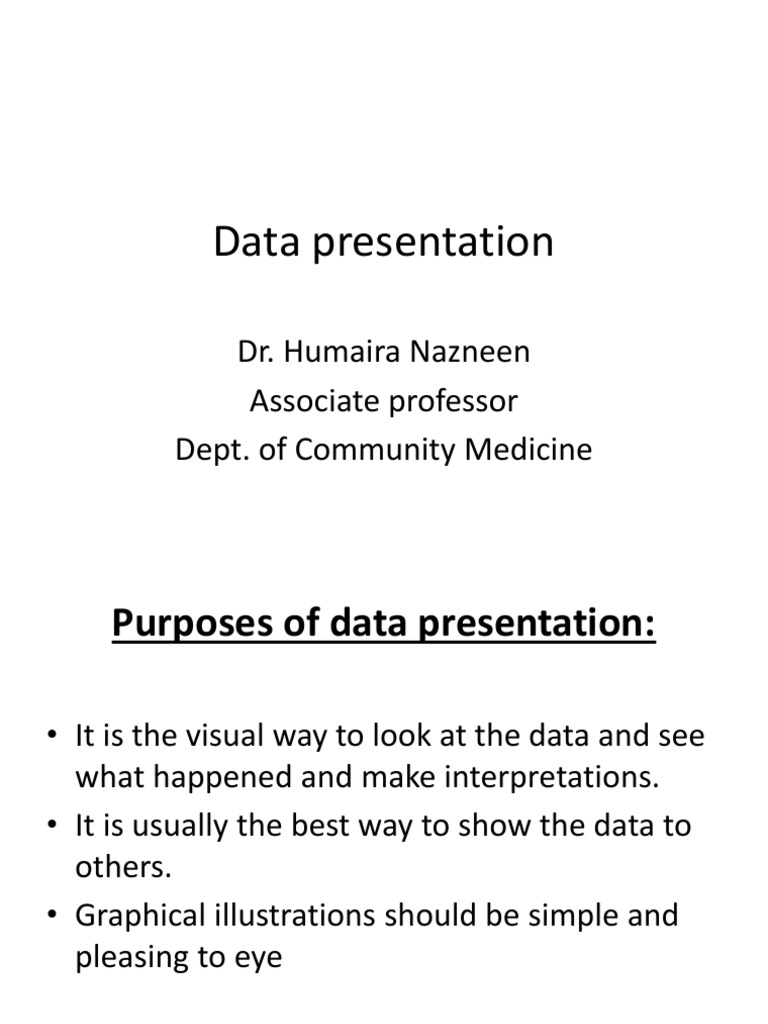 Data Presentation PDF Pie Chart Histogram