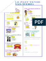 7º Ano - Exercício Simple Past