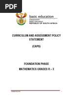 Mathematics CAPS GR 1-3 Jan 2011