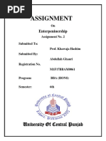 Assignment: University of Central Punjab