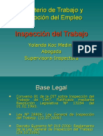 EXPOSICION INSPECCION DEL TRABAJO