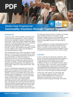 World Food Programme commodity vouchers throurgh traders' network