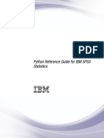 Python Reference Guide For IBM SPSS Statistics PDF