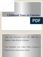 Childhood Years in Calamba Chapter 2