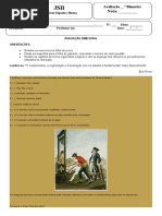 Capa para Avaliação Dissertativa