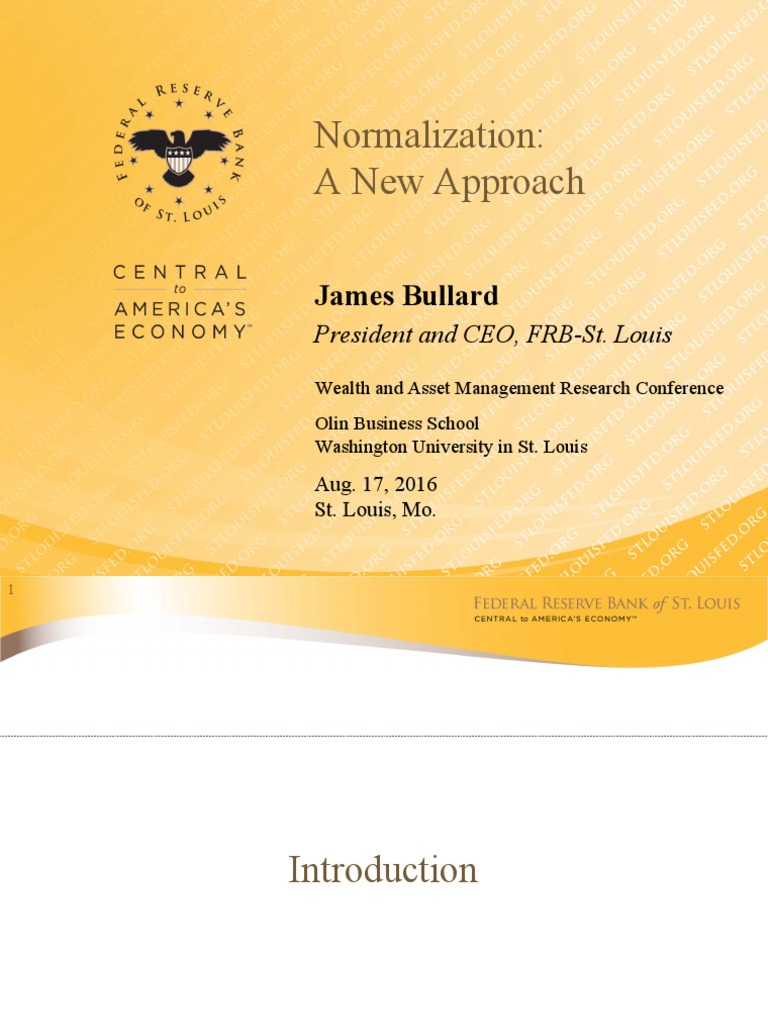 St. Louis Fed's New Monetary Policy Approach | PDF | Inflation | Recession