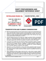 Commodity Preparedness and Incident Management Reference Sheet