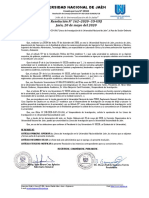 RESOLUCION #162-2020-CO-UNJ Aprobar Las Lineas de Investigación de La UNJ CON ANEXO PDF