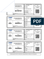 Guatemala vehículo datos circulación calcomanía