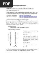 224 B4. Instrumentation and Field Procedures: 4.1.1 Absolute Measurements of G