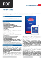 Fester CL-52: Ficha Técnica y Usos | PDF | Agua | Hormigón