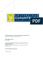 “Enfoques de análisis y características de las políticas públicas”.