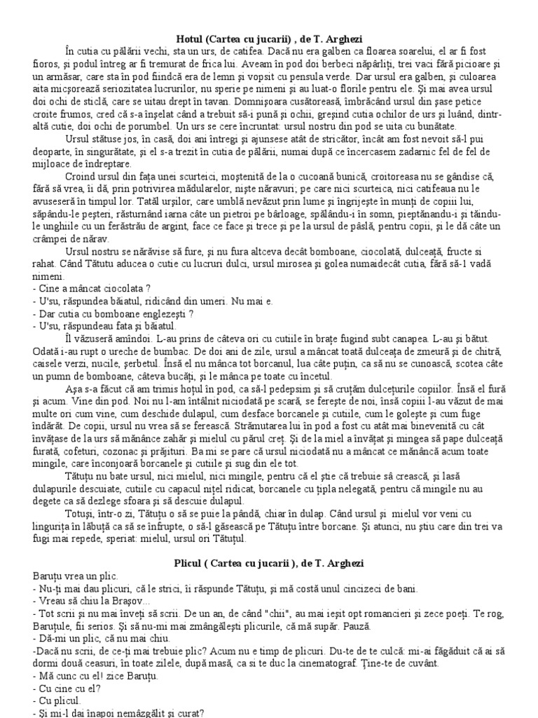 Cartea Cu Jucarii,Tudor Arghezi