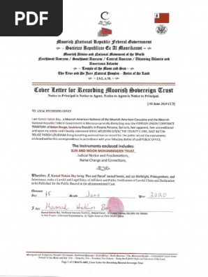 Declaration of Trust