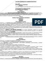 Ley 3559 Codigo de Procedimientos Administrativos