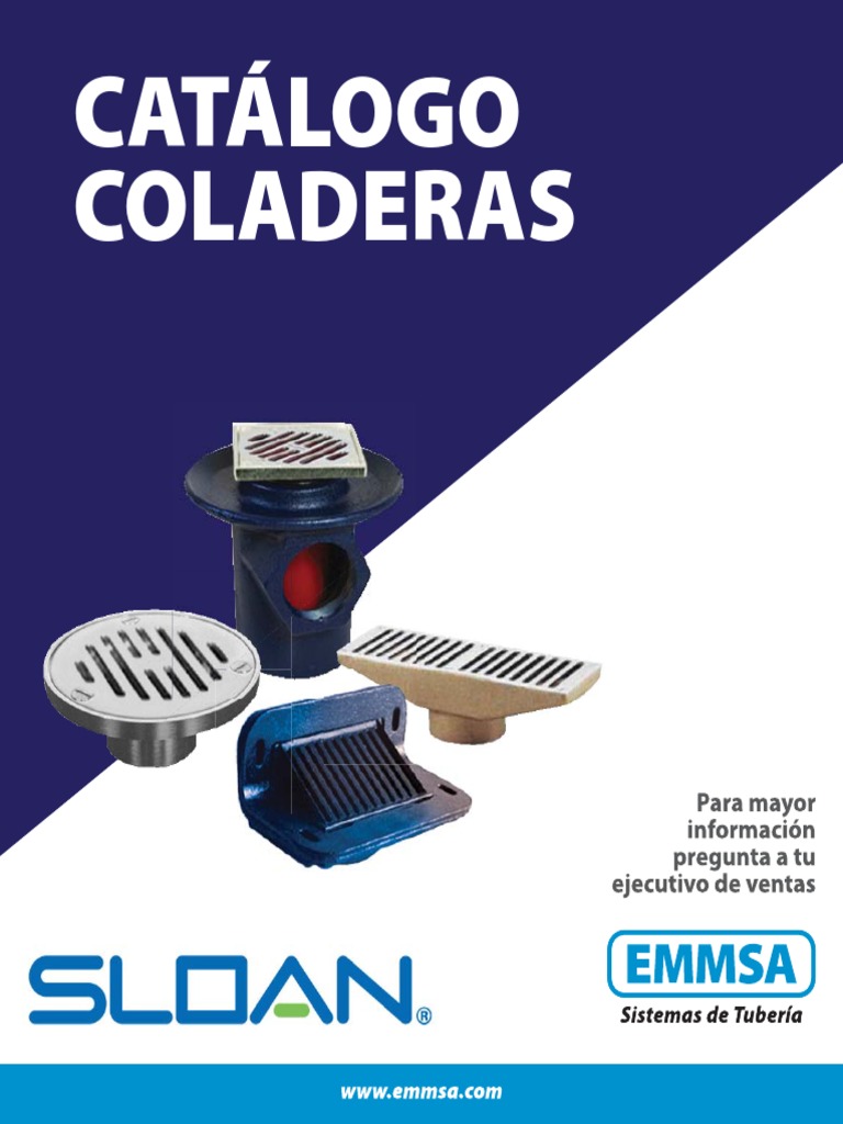 Catálogo de Coladeras con Rejilla Removible | PDF | Acero inoxidable ...