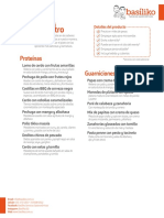 Menú Lo Nuestro PDF
