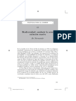 Biodivesidad Combatir La Sexta Extincion Masiva B. Normander