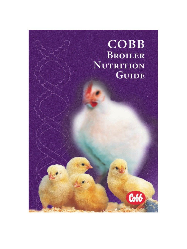 COBB Broiler Nutrition Guide PDF Broiler Nutrition
