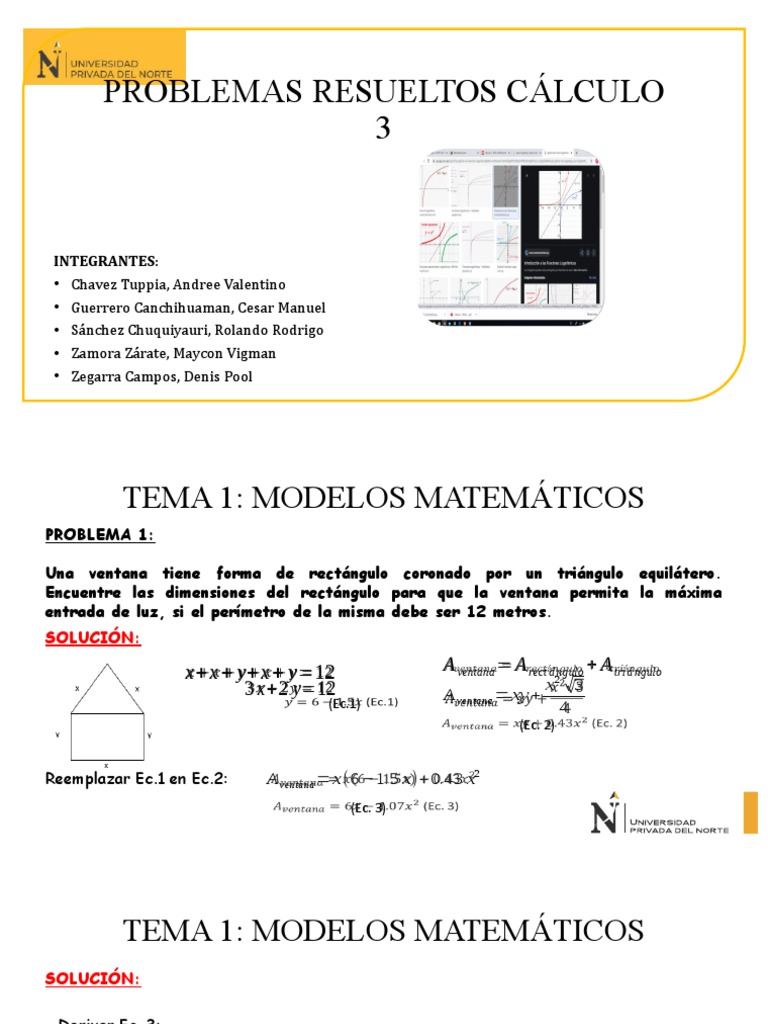 Calculo 3 T 1 | PDF | Derivado | Tangente
