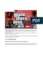 GTA 6 Release Date: When Will GTA 6 Release? When Is GTA 6 Coming Out?