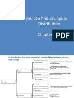 Where You Can Find Savings in Distribution Chapter - 13