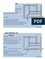 CRUCIGRAMA DE FÍSICA