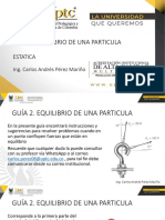 Guía 2. Equilibrio de Una Particula