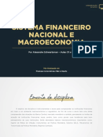 PUC RS Sistema Financeiro Nacional e Macroeconomia - Aula-01