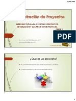 Integración y Alcance de Un Proyecto