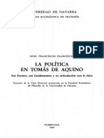 La política en Santo Tomás de Aquino - Noel Franceschi Franceschi.pdf