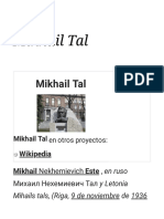 Mikhail Tal - Sus Jugadas Verbales
