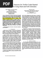 A new ML detector for trellis-coded spatial modulation using hard and soft estimates