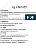 History of Animation