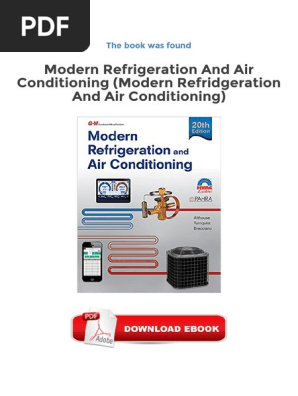 Modern Refrigeration And Air Conditioning Modern Refridgeration And Air Conditioning Ebooks Free Download Pdf Books Refrigeration