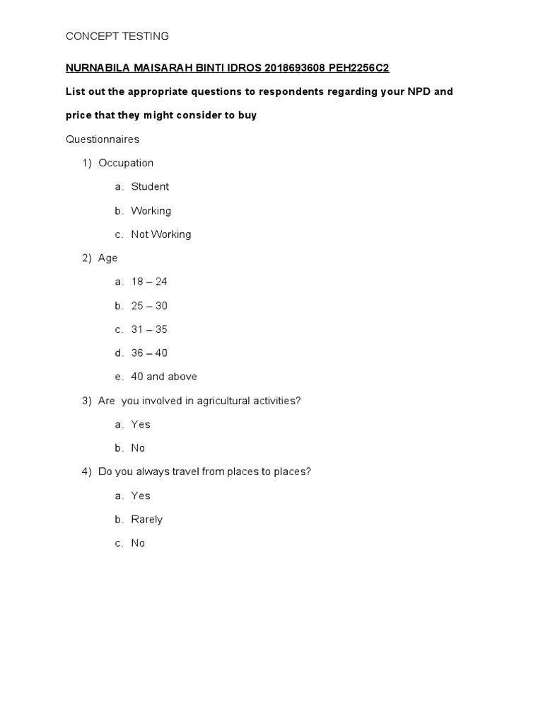 Concept Testing for Food Coating Preferences | PDF | Wellness | Science ...