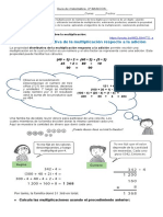 Guía de Matematica 4° BASICOS Propiedad Distributiva de La Multiplicación Respecto A La Adición