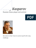 Garry Kasparov, Sus Frases