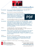 Mitos de La Tartamudez The Stuttering Fundation PDF