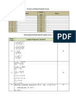 Kunci Pedoman Penskoran MTK Peminatan X Paket Pagi