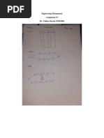 Engineering Management Assignment # 5 By: Yakhya Kiyani 170401006