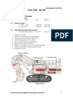 Especificaciones RH 340terex O