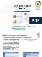 Libros Y Registros Electrónicos: C.P.C. Carmen Verónica Taboada Leiva